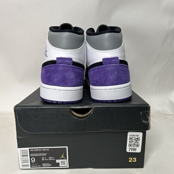 Nike Air Jordan 1 Mid SE “Varsity Court Purple” 2024 - Picture 4 of 5